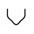  Скоба стандартная 0,8 мм 100 шт. мни (0)