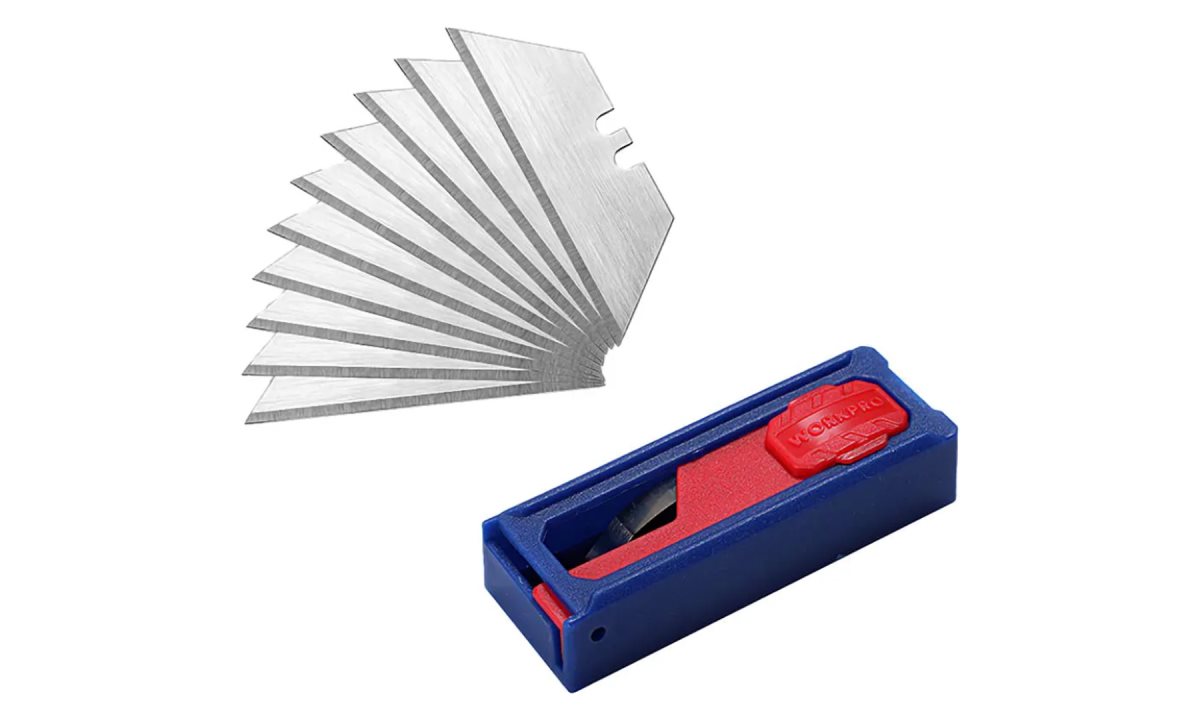  Лезвия SK5 10шт стандартные для ножа универсального в проф чехле WP213002 WORKPRO (0)