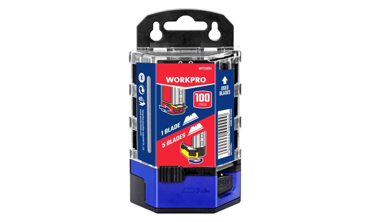  Лезвия SK5 100шт для ножа универсального с диспенсером WP213004 WORKPRO (0)