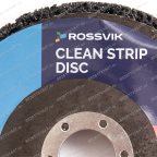  Круг зачистной из синтетического волокна ROSSVIK 125*22мм черный, 80м/с, 12250об/мин мни (1)