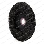  Круг зачистной из синтетического волокна ROSSVIK 180*22мм черный, 80м/с, 10200об/мин мни (2)