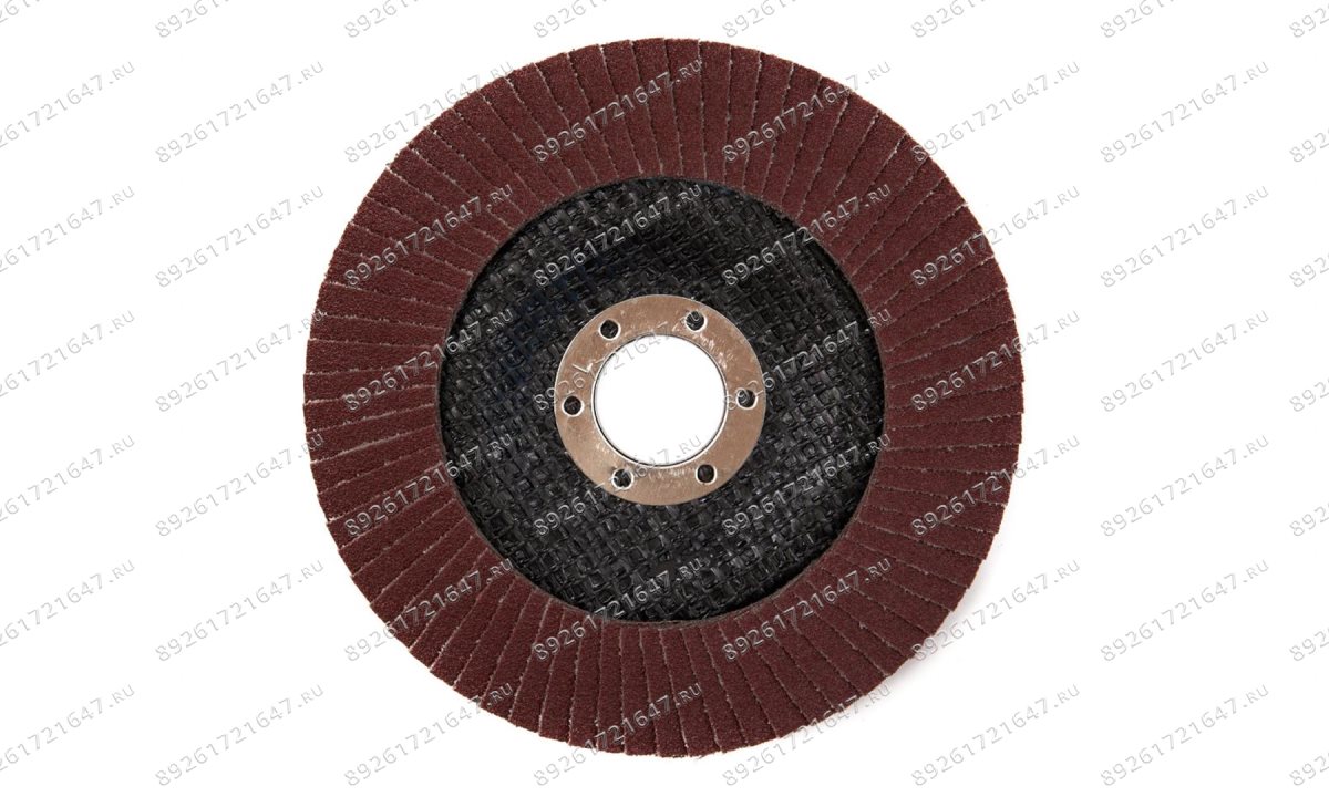  Круг шлифовальный лепестковый ROSSVIK 125*22мм 120 Grit. Тип29, Zr, 80м/с, 12250об/мин (1)