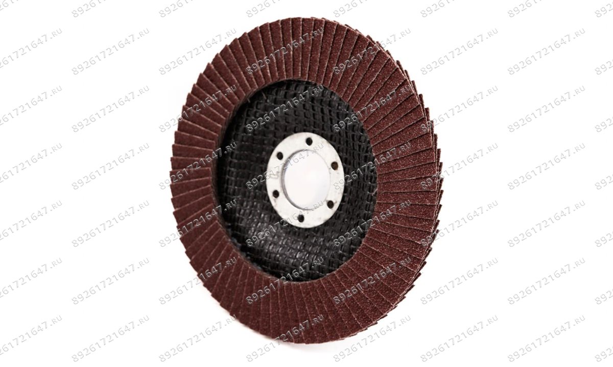  Круг шлифовальный лепестковый ROSSVIK 125*22мм 80 Grit. Тип29, Zr, 80м/с, 12250об/мин (1)