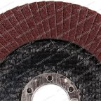  Круг шлифовальный лепестковый ROSSVIK 125*22мм 80 Grit. Тип29, Zr, 80м/с, 12250об/мин мни (4)