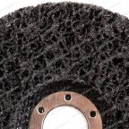  Круг зачистной из синтетического волокна ROSSVIK 125*22мм черный, 80м/с, 12250об/мин мни (4)