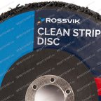  Круг зачистной из синтетического волокна ROSSVIK 150*22мм черный, 80м/с, 10200об/мин мни (1)