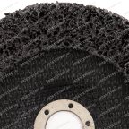  Круг зачистной из синтетического волокна ROSSVIK 150*22мм черный, 80м/с, 10200об/мин мни (3)