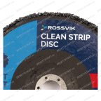  Круг зачистной из синтетического волокна ROSSVIK 180*22мм черный, 80м/с, 10200об/мин мни (1)