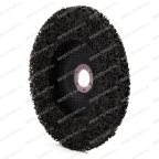  Круг зачистной из синтетического волокна ROSSVIK 180*22мм черный, 80м/с, 10200об/мин мни (3)