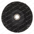  Круг зачистной из синтетического волокна ROSSVIK 180*22мм черный, 80м/с, 10200об/мин мни (4)