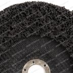  Круг зачистной из синтетического волокна ROSSVIK 180*22мм черный, 80м/с, 10200об/мин мни (4)