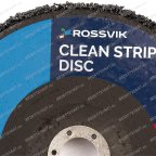  Круг зачистной из синтетического волокна ROSSVIK 180*22мм черный, 80м/с, 10200об/мин мни (1)