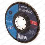  Круг шлифовальный лепестковый ROSSVIK 115*22мм 120 Grit. Тип29, Zr, 80м/с, 12250об/мин мни (2)