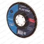  Круг шлифовальный лепестковый ROSSVIK 115*22мм 120 Grit. Тип29, Zr, 80м/с, 12250об/мин мни (2)