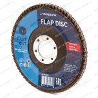  Круг шлифовальный лепестковый ROSSVIK 115*22мм 80 Grit. Тип29, Zr, 80м/с, 12250об/мин мни (2)