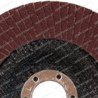  Круг шлифовальный лепестковый ROSSVIK 125*22мм 120 Grit. Тип29, Zr, 80м/с, 12250об/мин мни (3)