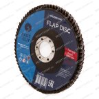  Круг шлифовальный лепестковый ROSSVIK 125*22мм 40 Grit. Тип29, Zr, 80м/с, 12250об/мин мни (2)