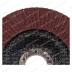  Круг шлифовальный лепестковый ROSSVIK 125*22мм 80 Grit. Тип29, Zr, 80м/с, 12250об/мин мни (4)