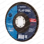  Круг шлифовальный лепестковый ROSSVIK 125*22мм 80 Grit. Тип29, Zr, 80м/с, 12250об/мин мни (2)