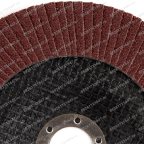  Круг шлифовальный лепестковый ROSSVIK 150*22мм 40 Grit. Тип29, Zr, 80м/с, 10200об/мин мни (4)