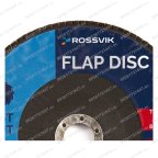  Круг шлифовальный лепестковый ROSSVIK 180*22мм 40 Grit. Тип29, Zr, 80м/с, 8500об/мин мни (1)