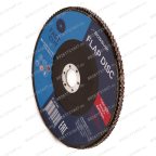  Круг шлифовальный лепестковый ROSSVIK 180*22мм 40 Grit. Тип29, Zr, 80м/с, 8500об/мин мни (3)