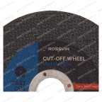  Круг отрезной по металлу ROSSVIK 125*1,0*22мм. Тип 41, 80м/с, 12250об/мин мни (1)
