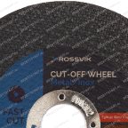  Круг отрезной по металлу ROSSVIK 125*1,6*22мм. Тип 41, 80м/с, 12200об/мин мни (1)