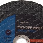  Круг отрезной по металлу ROSSVIK 180*1,6*22мм. Тип 41, 80м/с, 8500об/мин мни (1)
