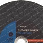  Круг отрезной по металлу ROSSVIK 230*2,0*22мм. Тип 41, 80м/с, 6650об/мин мни (1)