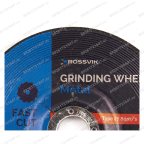  Круг шлифовальный по металлу ROSSVIK 150*6,0*22мм. Тип 27, 80м/с, 10200об/мин мни (1)