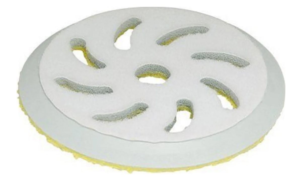  Диск полировальный из микрофибры d 130-150мм, желтый (0)