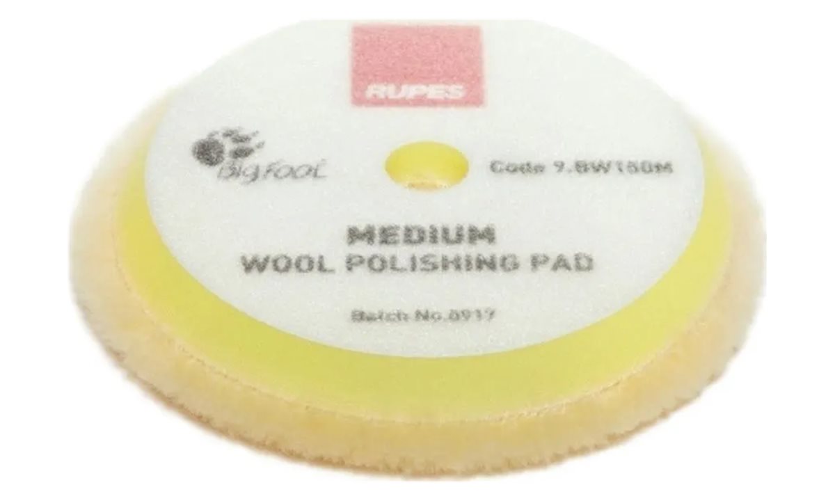  Диск шерстяной жёлтый, полировальный, средний 130/145мм (0)