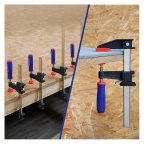  Струбцина F-образная 150мм быстросъемная для высоких нагрузок проф WP232030 WORKPRO мни (2)