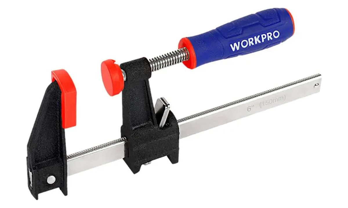  Струбцина F-образная 150мм быстросъемная для высоких нагрузок проф WP232030 WORKPRO (0)