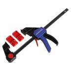  Струбцина  быстрозажимная поворотная 79х300мм проф WP232040 WORKPRO мни (4)