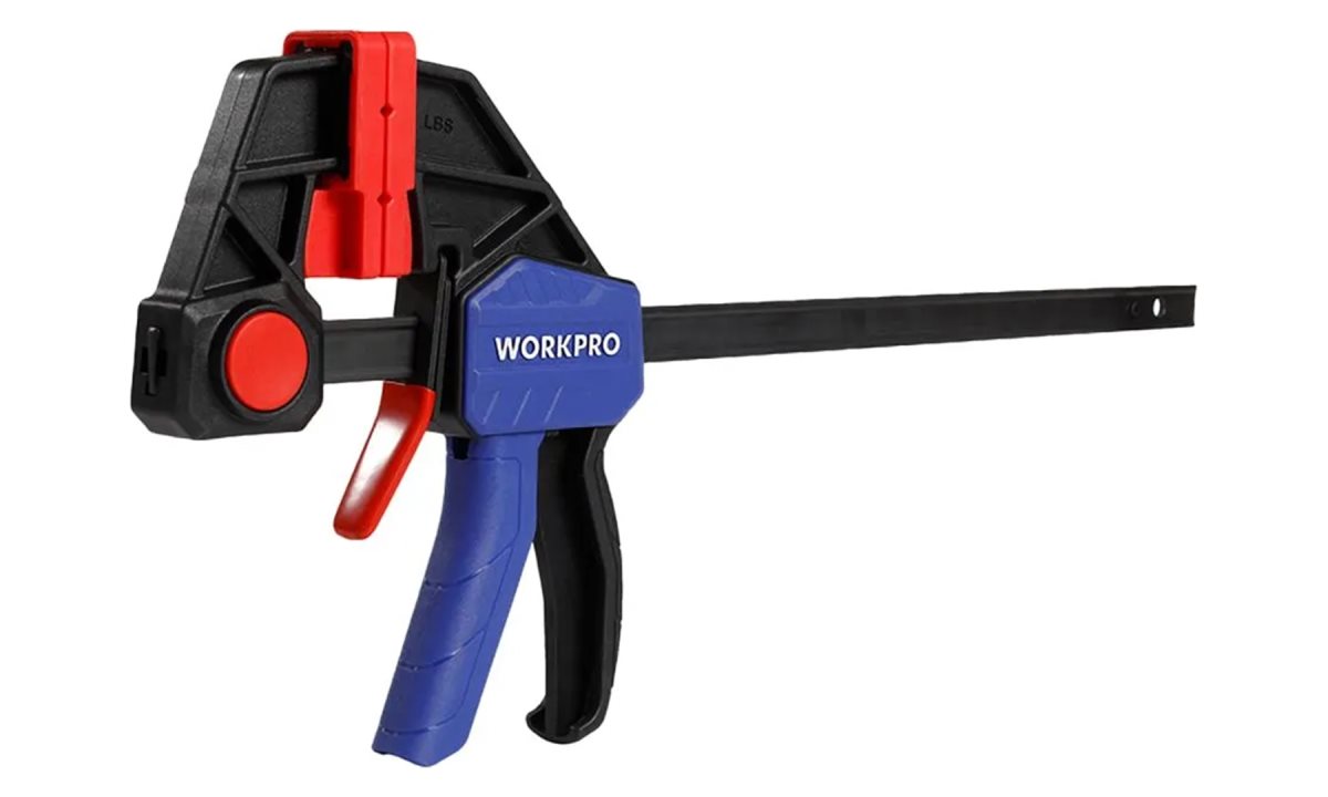  Струбцина  быстрозажимная поворотная 79х300мм проф WP232040 WORKPRO (0)