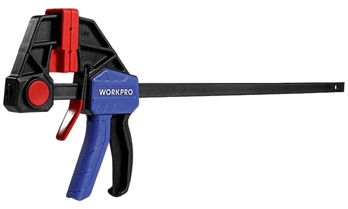  Струбцина быстрозажимная поворотная 79х450мм проф WP232041 WORKPRO (1)