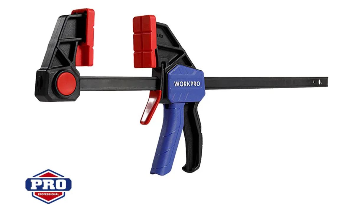  Струбцина быстрозажимная поворотная 79х450мм проф WP232041 WORKPRO (0)