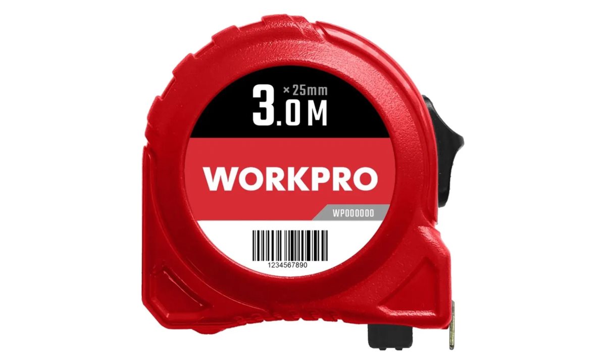  Рулетка пластмассовая 3м*16мм WP261002 WORKPRO (0)