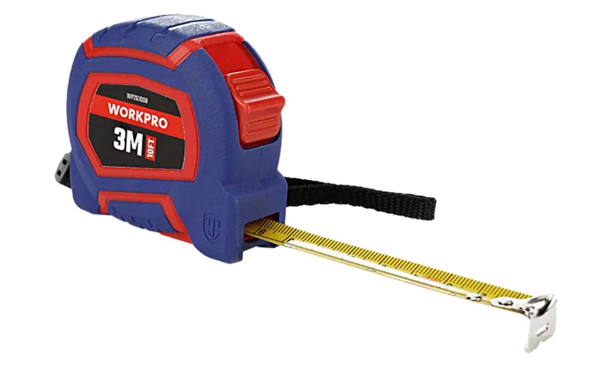  Рулетка пластмассовая 3м(10фут)*16мм самоблокирующаяся нейлон WP261008 WORKPRO (0)