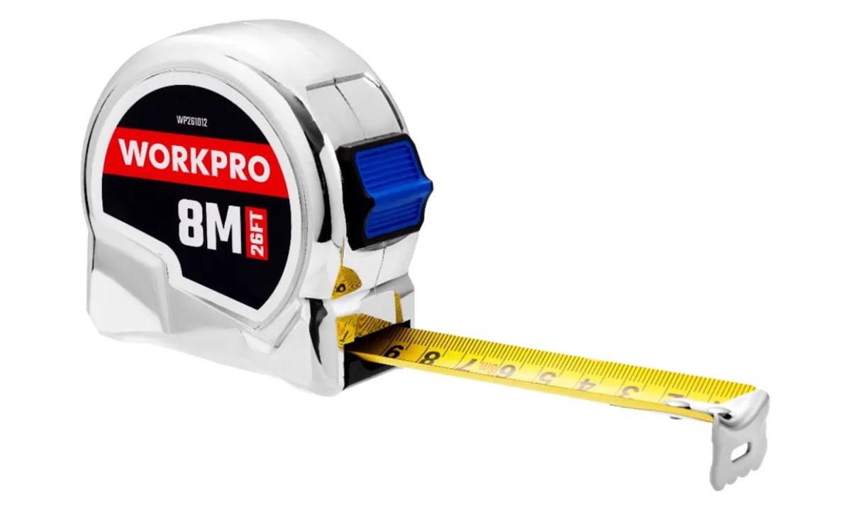  Рулетка 8м(26футов)*25мм металлический корпус WP261012 WORKPRO (0)