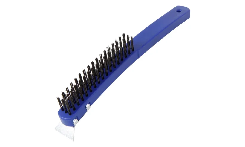 Щетка проволочная стальная 3х17мм WP253001 WORKPRO фото