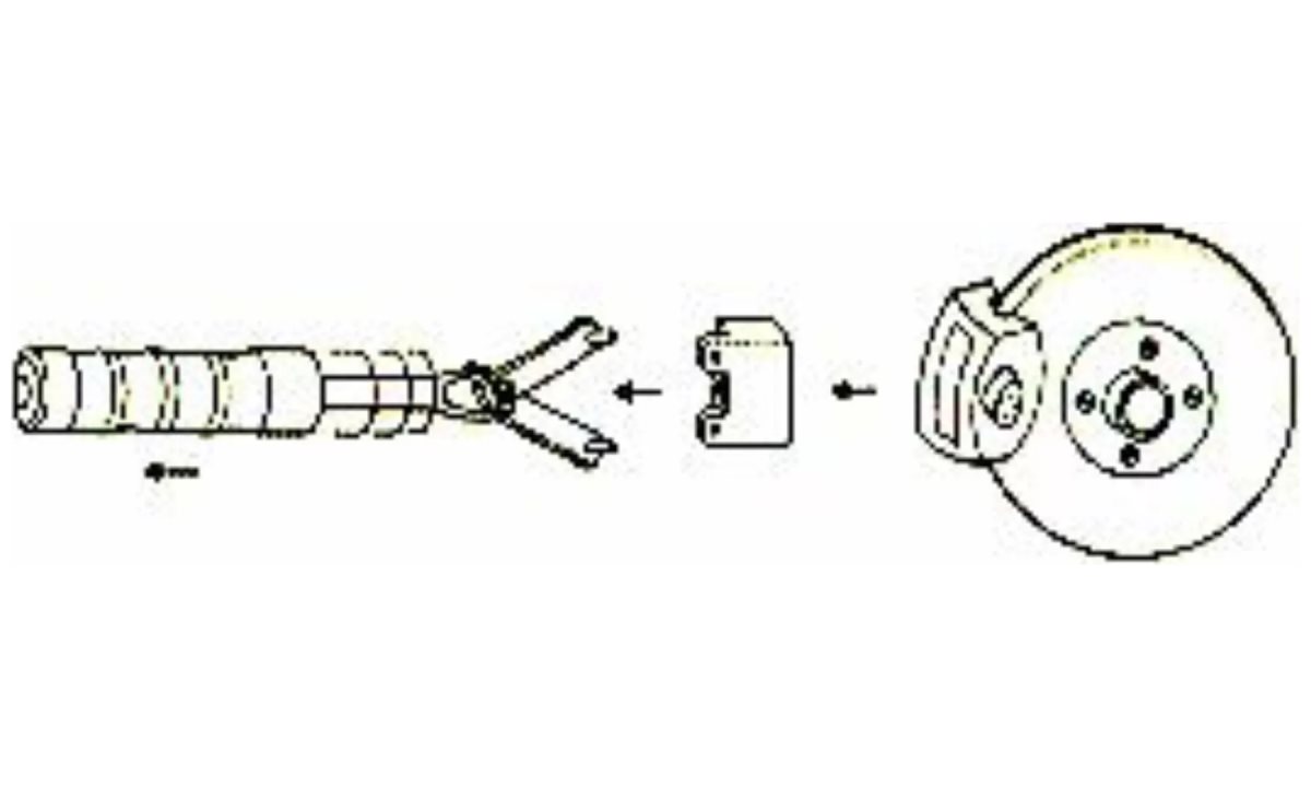  Съемник тормозных колодок 2-х точечный KA-3058 KINGTOOL (1)