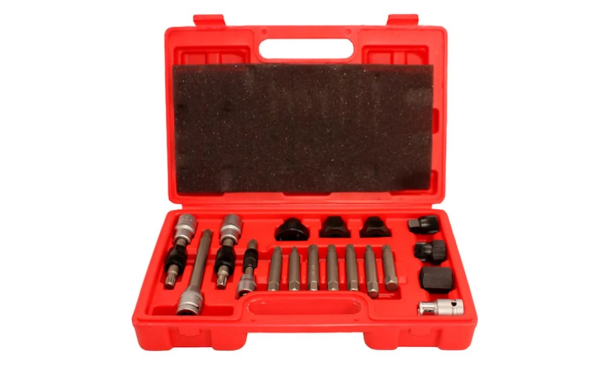  Съемник шкива генератора BOSCH (18 предметов, полный набор) TA-A1087 AE&T (0)