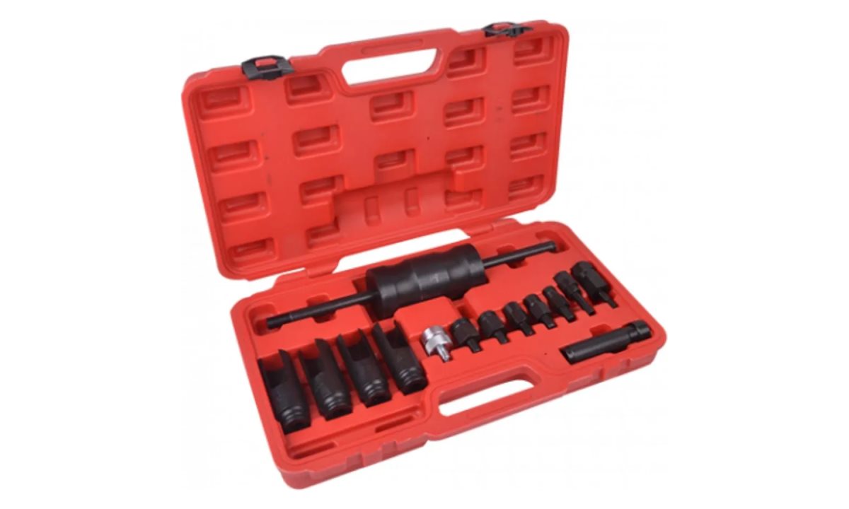  Съемник инжекторов с обратным молотком (14 предметов) TA-D1081 AE&T (0)