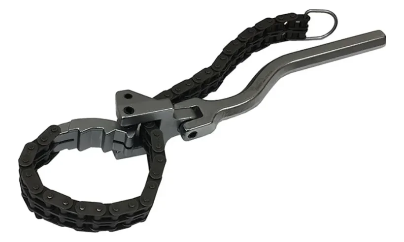 OFW-105 съемник маслянного фильтра цепной с поворотной ручкой 60-105 мм фото