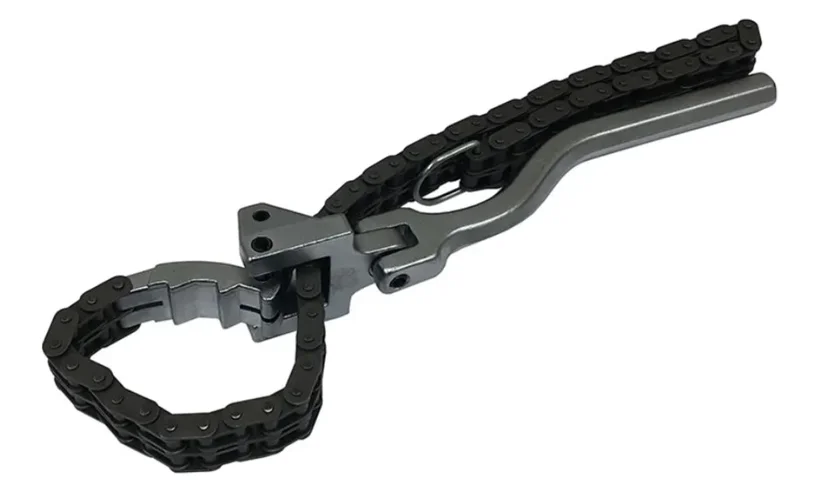 OFW-160 съемник маслянного фильтра цепной с поворотной ручкой 60-160 мм фото