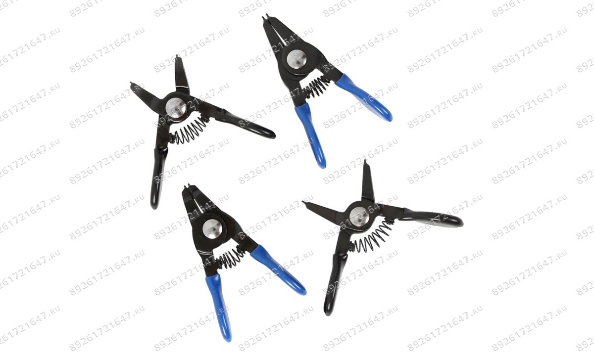  Съемники стопорных колец компакт 4шт 80мм TA-H3620 AE&T (0)