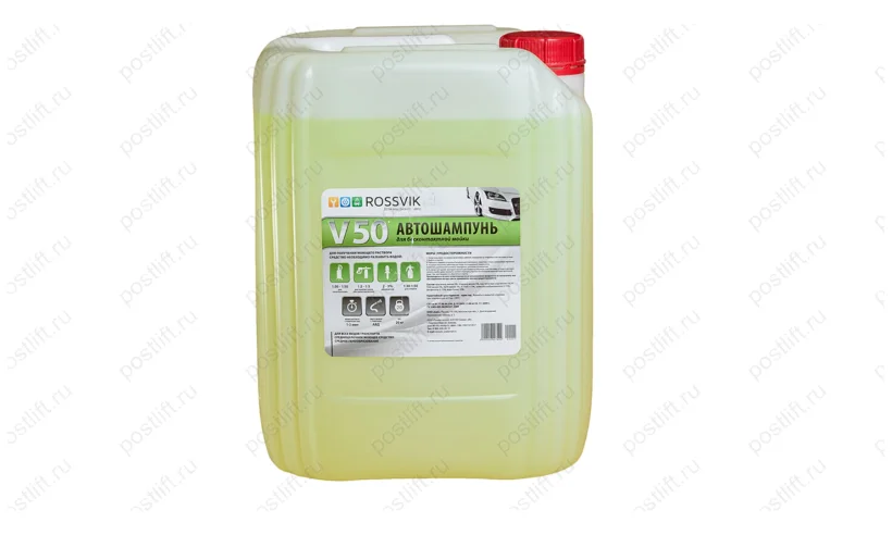 Автошампунь для бесконтактной мойки Rossvik V-50, 20кг фото
